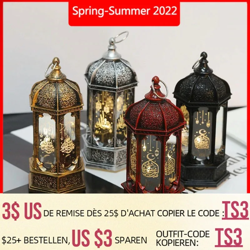 

2022 Ramadan Decoration LED String Lights EID Mubarak Decor for Home Islamic Muslim Party Decor Ramadan Lights Eid Al Adha Gift