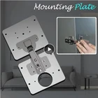 Шарнирная ремонтная пластина 6 шт. винты устойчивые к ржавчине для шкафа окна Ящика мебели Scharnier из нержавеющей стали ремонтный аксессуар