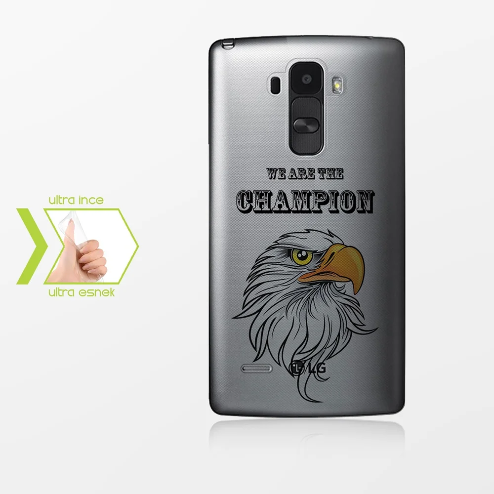 Персонализированный тонкий прозрачный силиконовый чехол для LG G4 Stylus (черная