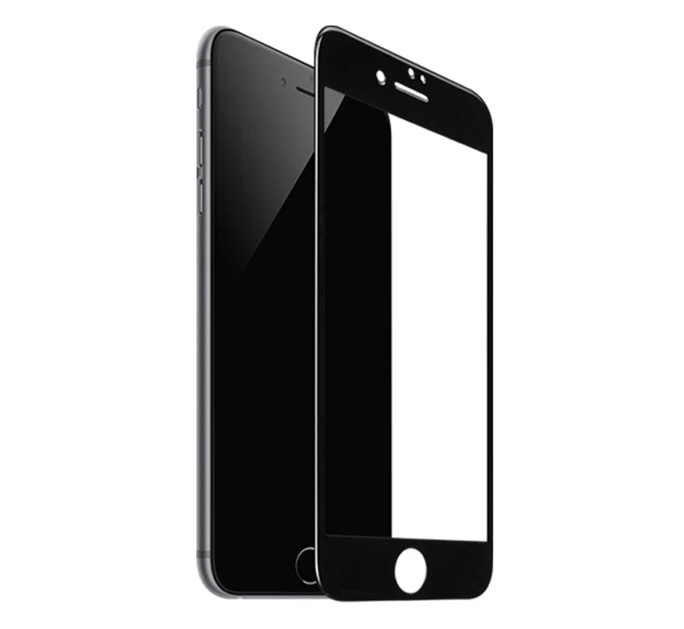 Защитное стекло для iPhone 7 Plus / 8 5D 0.3mm без упаковки чёрный|Защитные стёкла и плёнки
