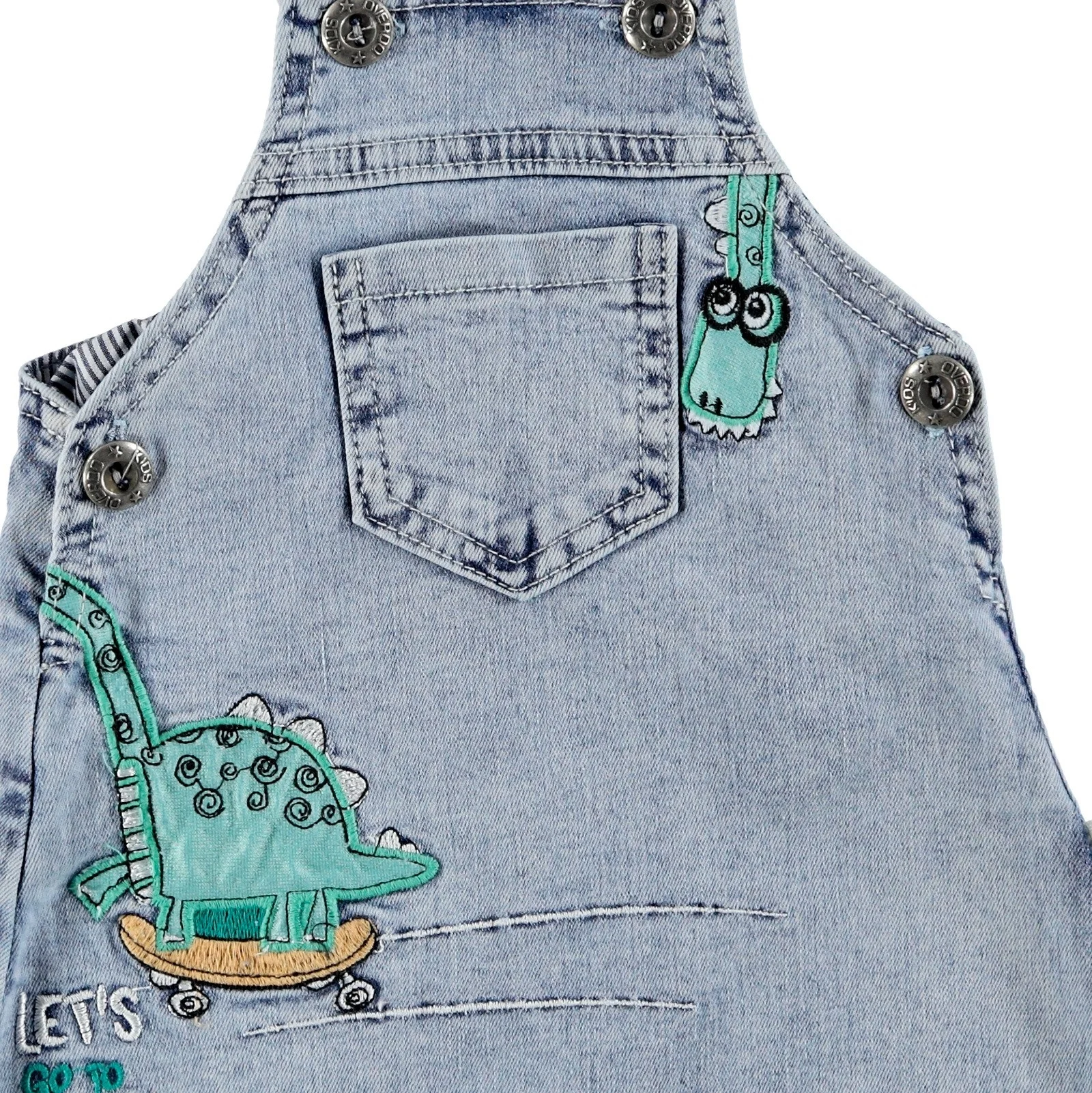 Джинсовые шорты с вышивкой ebebek Overdo| |