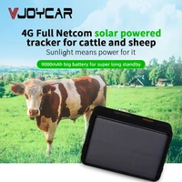 cow locator 4g lte gps tracker with solar power 9000mah long standby sheep camel horse gps tracker waterproof real time tracking