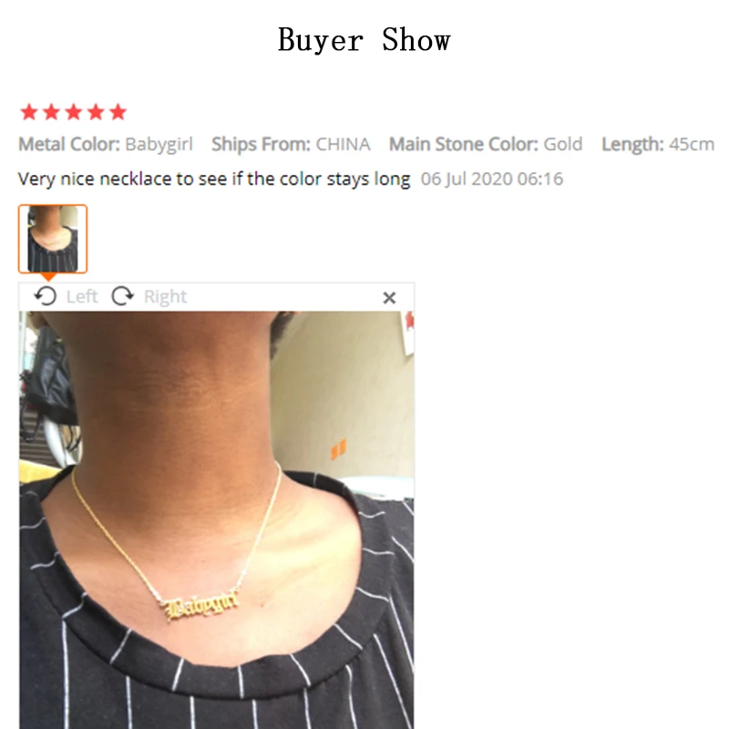 Babygirl Princess Necklace Chain for Women Girl Pendant Necklaces Gold Stainless Steel Jewelry Ketting Collar Gift | Украшения и