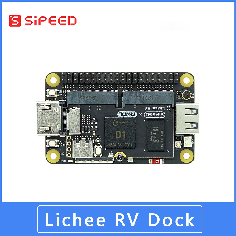 Sipeed Lichee RV Dock Allwinner D1 плата разработки RISC-V Linux стартовый комплект | Компьютеры и