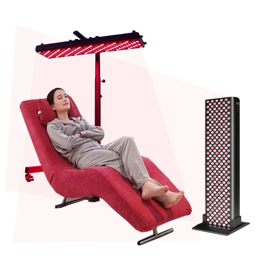 ADVASUN Wholesale Red Light Therapy Panel With Stand Full Body Folliculitis Led Infrared 660nm 850nm Treatment Pain Relief