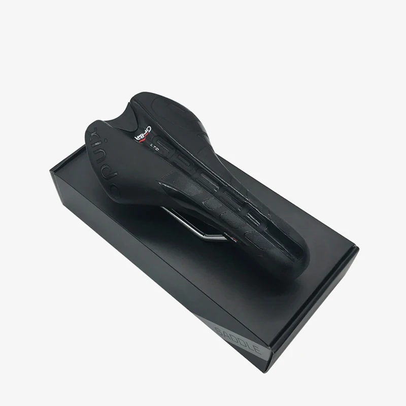 black-Boxed Велосипедное седло TT Timetrial Triathlon Tri road MTB горное седло для велосипеда мужское Велосипедное Сиденье для гонок кожаная велосипедная подушка - Цвет: black-Boxed