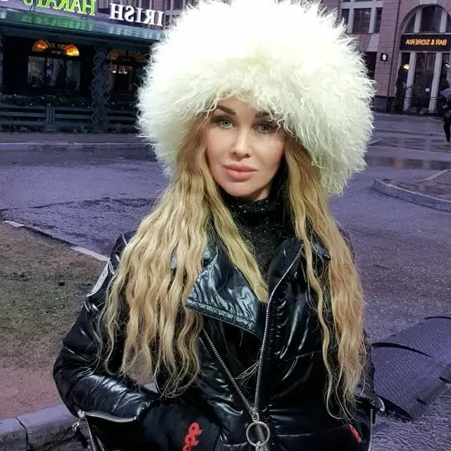 Папаха Кавказская папаха из натуральной овчины шапка Хабиба теплая зимняя UFC |