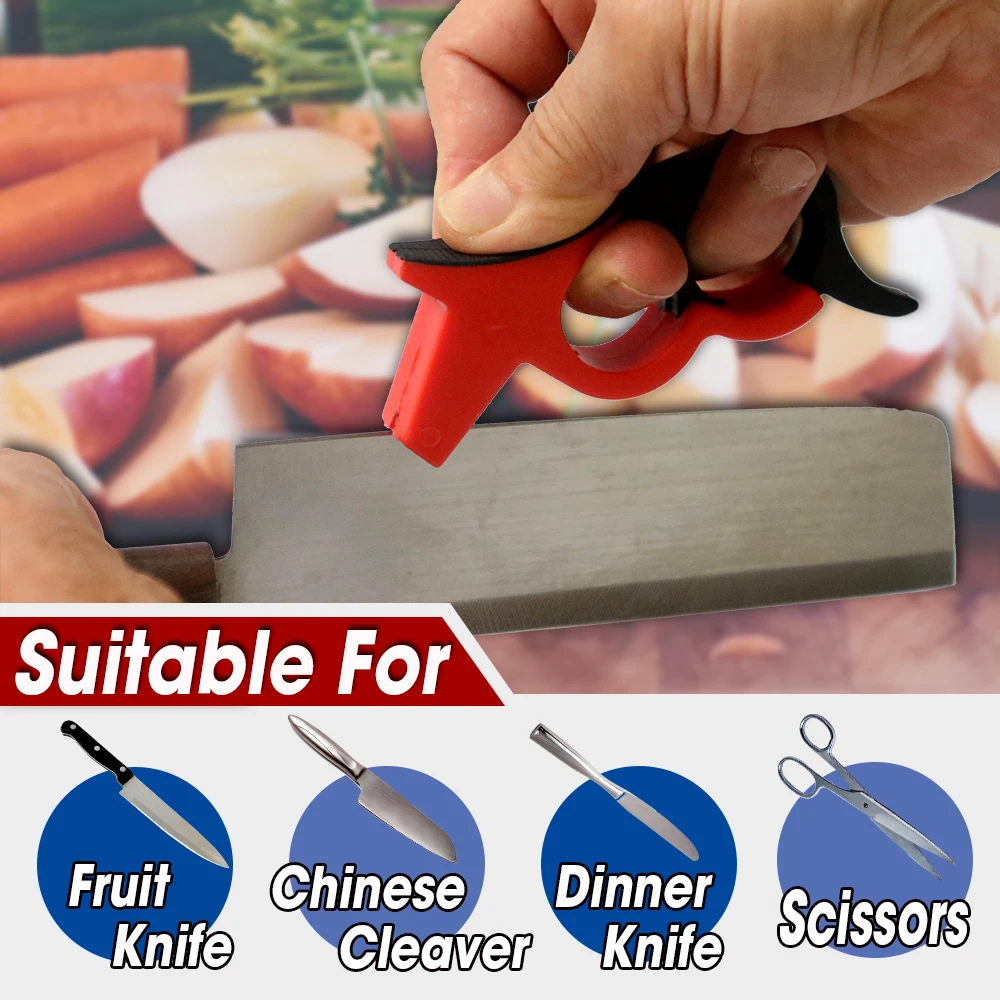 Переносная точилка для ножей легко носить с собой прочная Вольфрамовая сталь