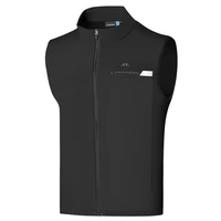 autumn winter golf clothes mens plus velvet golf vest black or white color jl sleeveless outdoor sports leisure thin jacket