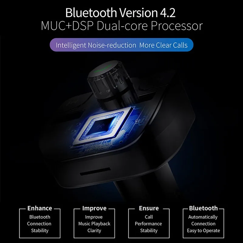 Автомобильный комплект, FM модулятор, Bluetooth, FM передатчик, lcd Аудио MP3 плеер, двойной USB, быстрая зарядка, зарядное устройство, автомобильные аксессуары, новинка