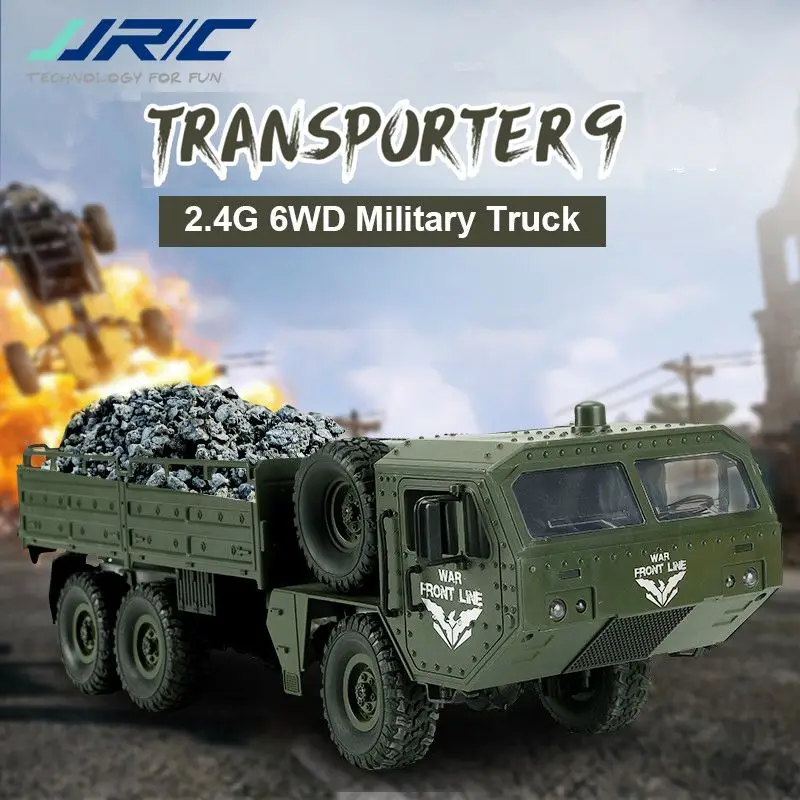 Радиоуправляемый Военный автомобиль JJRC Q75 1:16 2 4 ГГц внедорожник гусеничный
