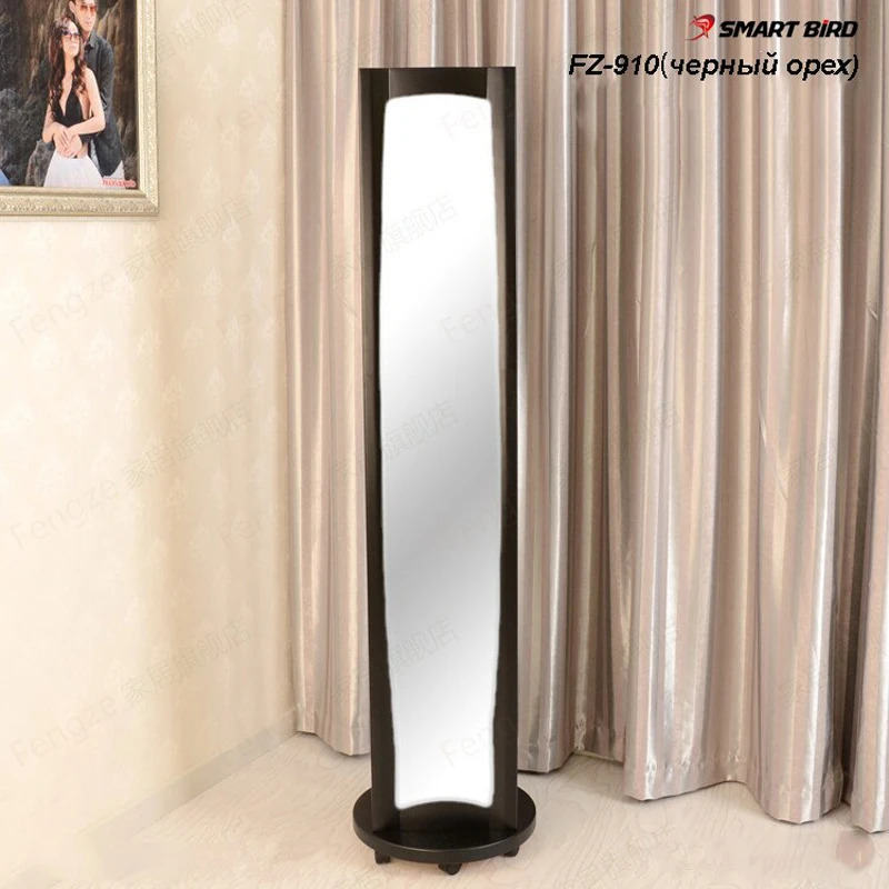 Зеркало напольное вешалка для одежды в прихожей дубовая древесина FZ-910 | Мебель