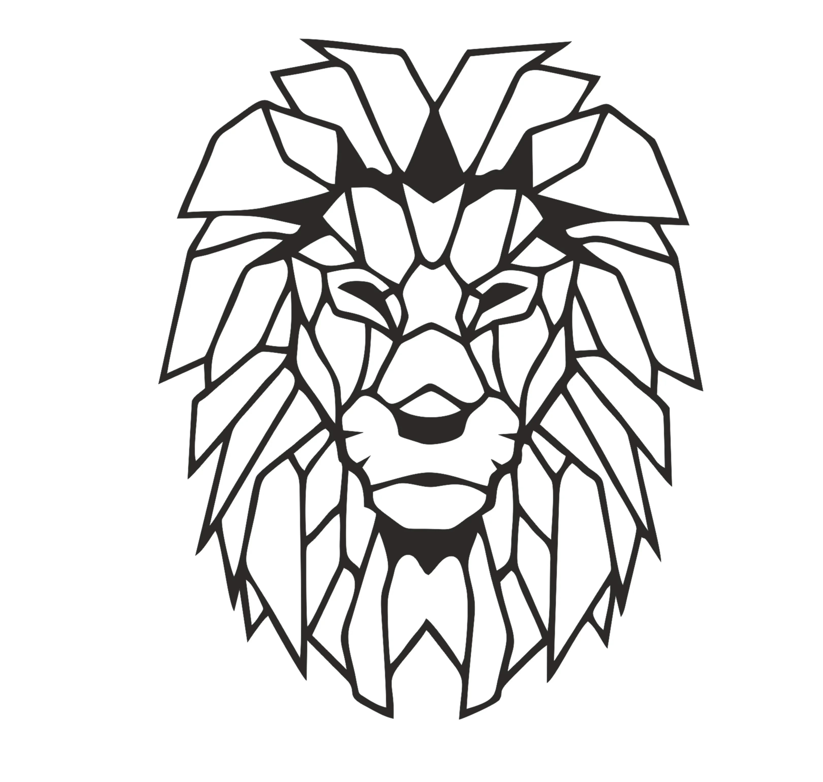 Antdecor голова льва металлическая настенная арт L, Карта мира и тематический Настенный декор 40 см x 51 см 1" X 20"