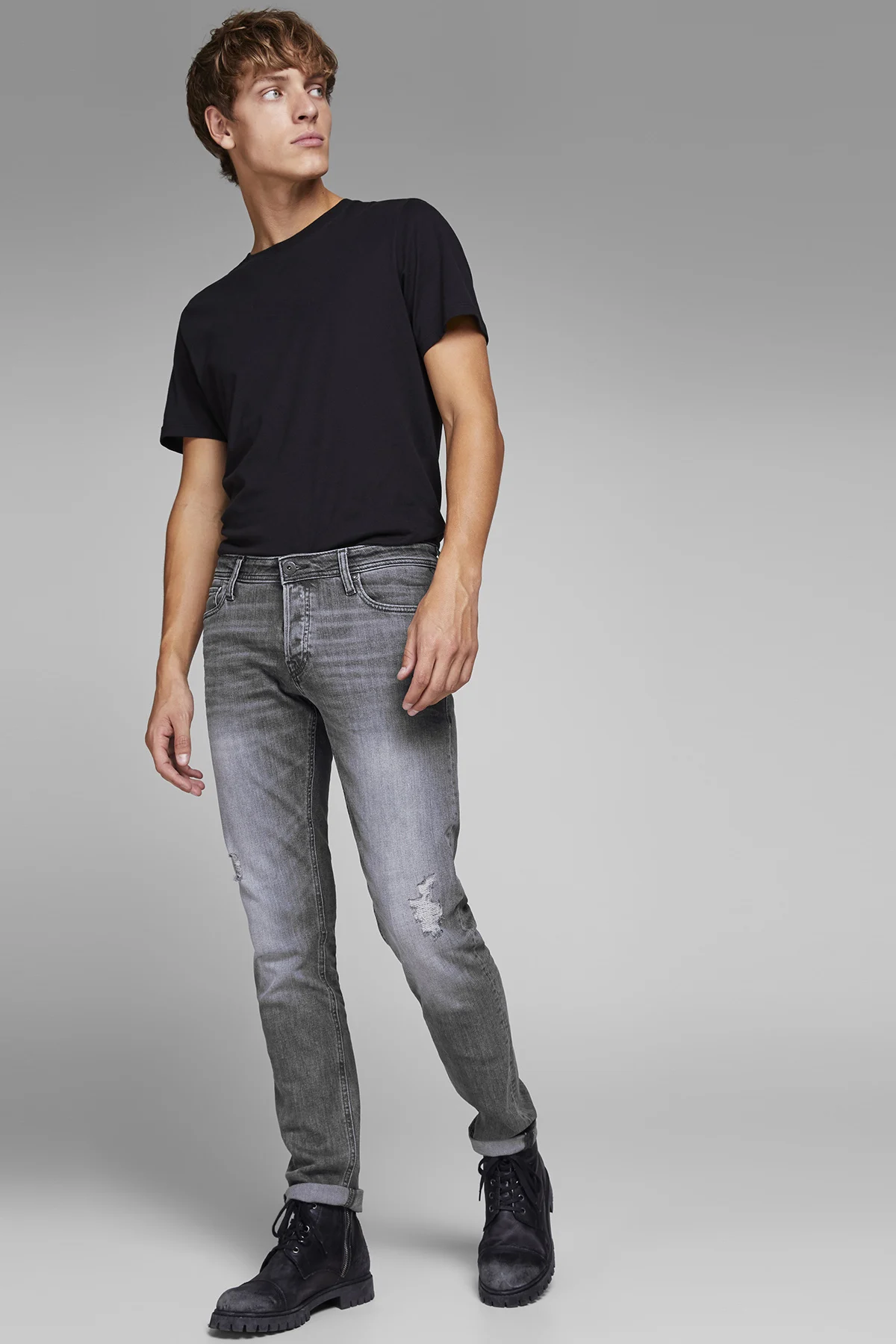 Джинсы JACK & JONES INTELLIGENCE JJIGLENN JJORIGINAL AM 767 джинсы мужские брюки 12145064|Мужские джинсы| |