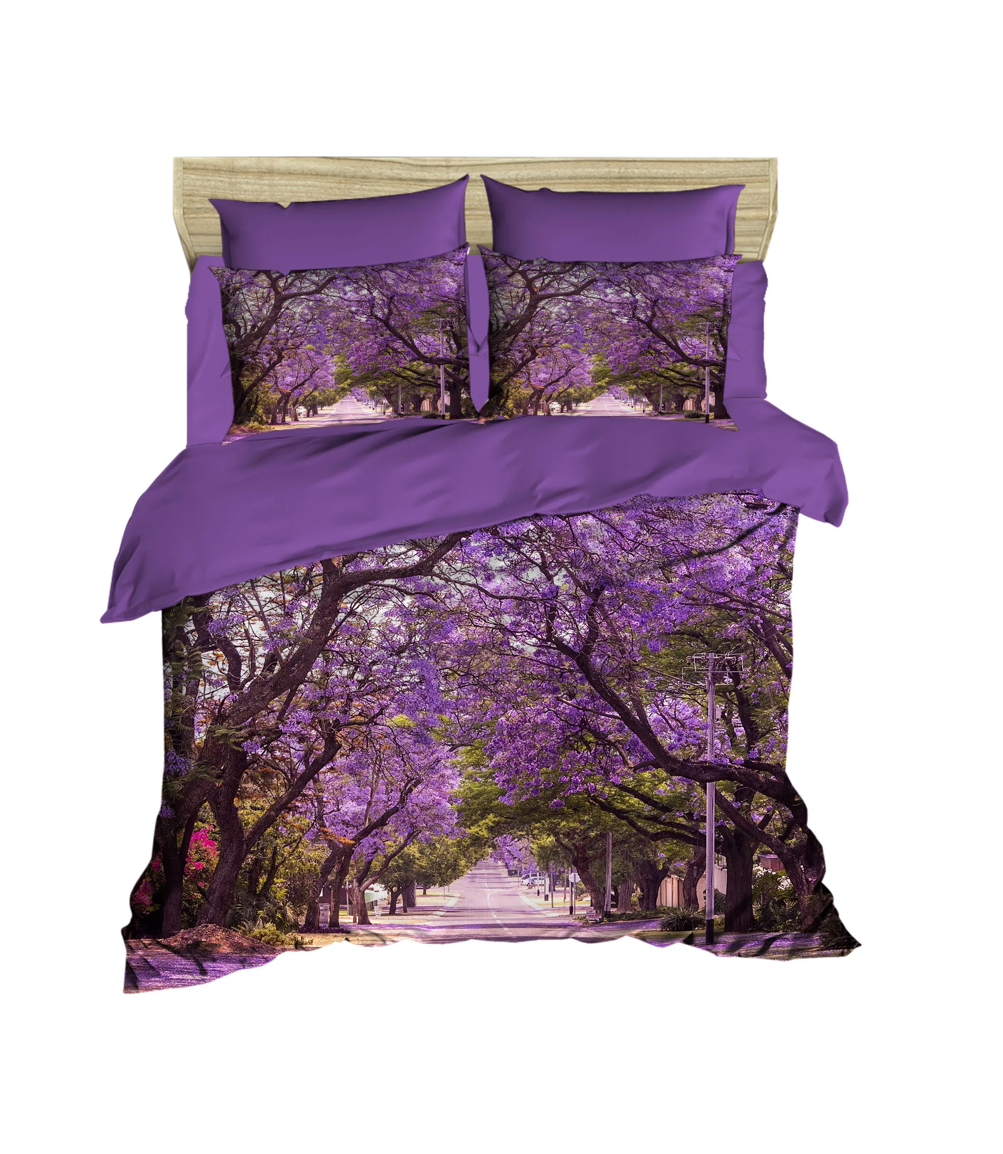 

100% турецкий хлопковый набор пододеяльников с объемным принтом, сделанный в Турции