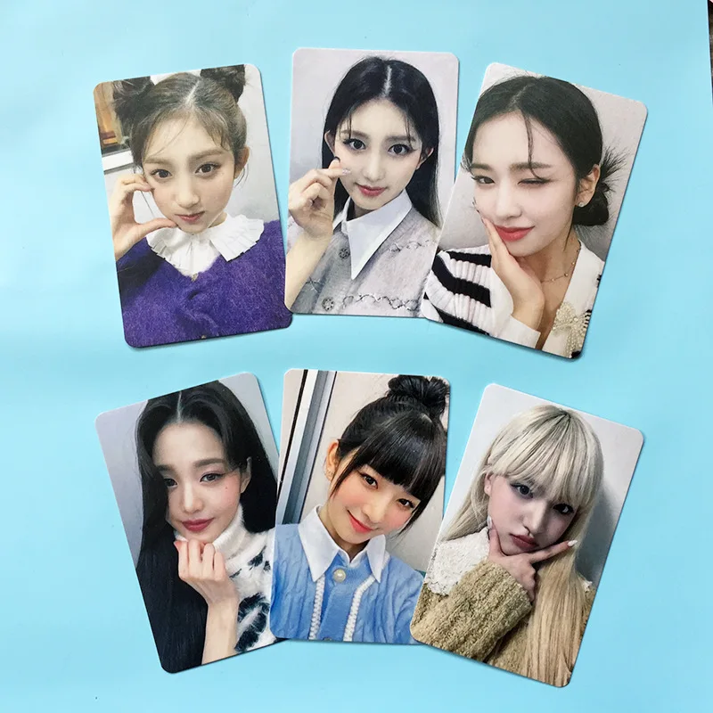 

KPOP IVE одиннадцать альбомов бумажные открытки селфи фото двусторонние ломо карты фотооткрытка WonYoung LIZ YuJin коллекция поклонников 6 шт./компл. 94c