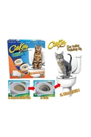 citikitty cat toilet training kit toilet seat practice attachment teach your pet how to use a wc get rid of the sand citi kitty