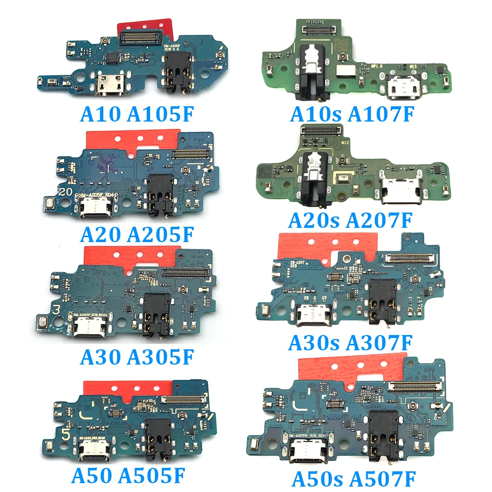 

10 шт. для Samsung Galaxy A10 A20 A30 A40 A50 A60 A70 A80 A10S A20S A50S зарядный порт док-разъем гибкий кабель зарядная плата