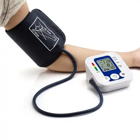 Медицинский цифровой тонометр на руку и запястье, домашний автоматический прибор для измерения артериального давления, частоты пульса, сфи...