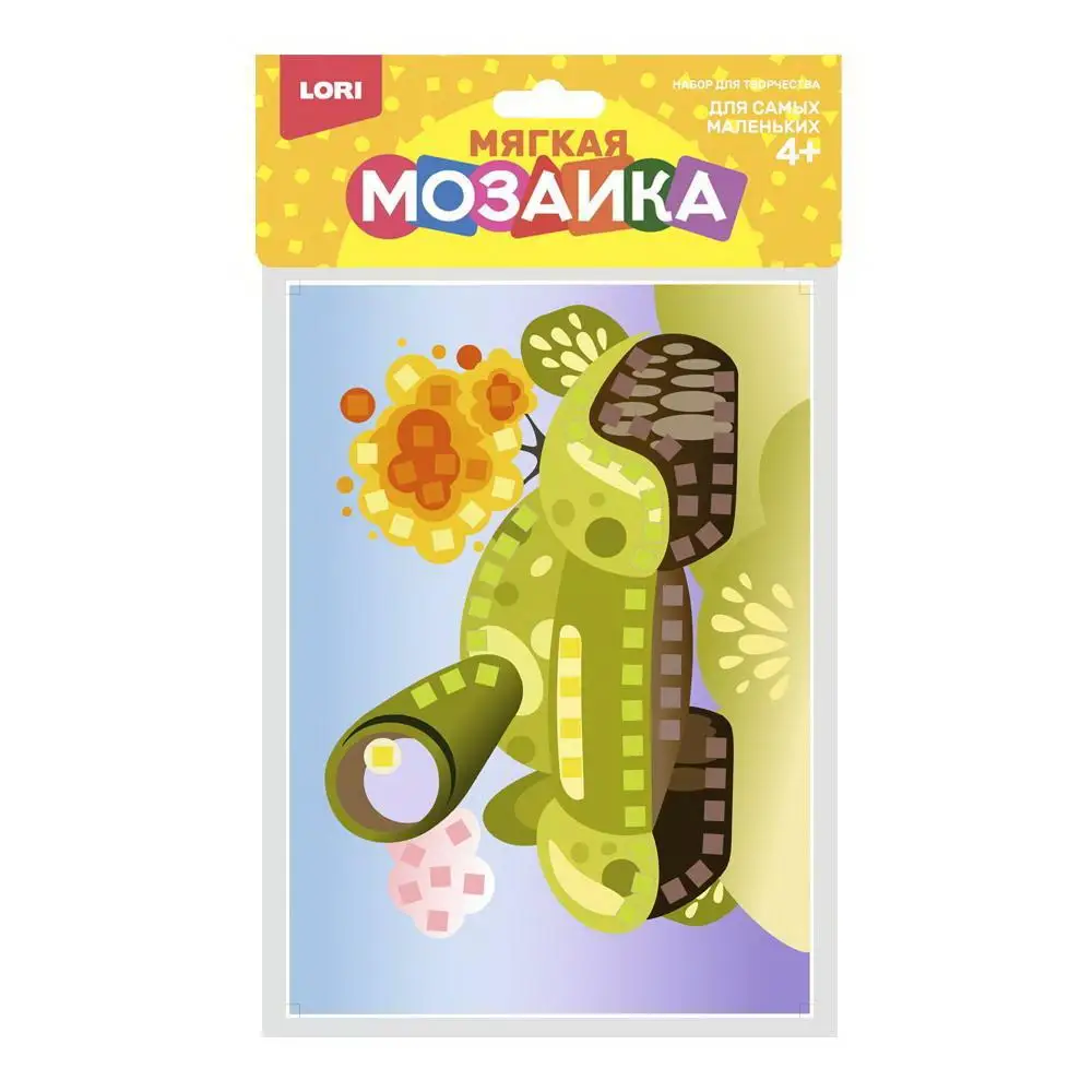 Set creative Lori soft mosaic. Small set tank | Craft Toys