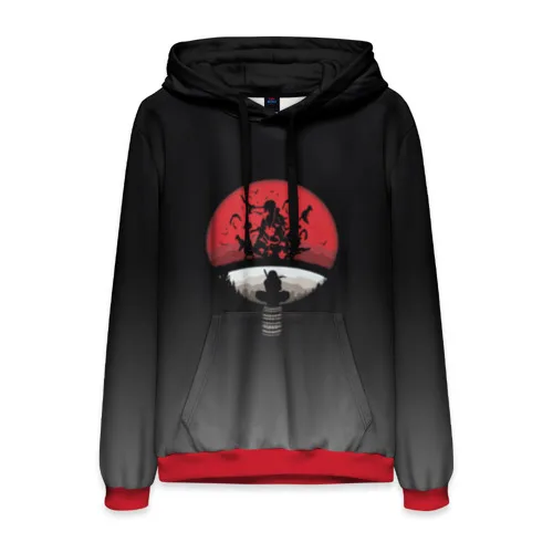 Мужская толстовка 3D Itachi Clan Uchiha|Мужские толстовки и свитшоты| |