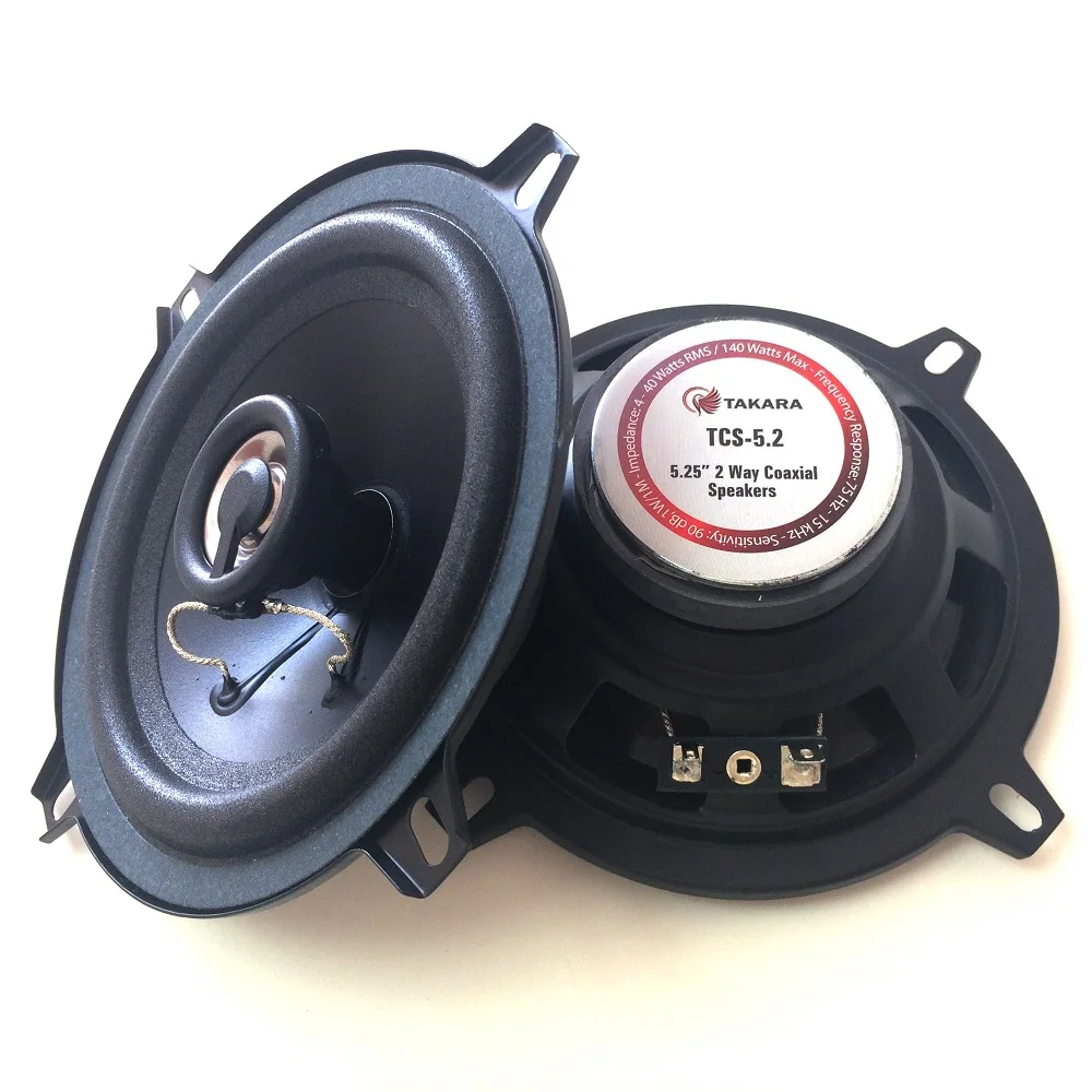Коаксиальные динамики TAKARA TCS 5.2 2 шт. 5.25" 2-х полосные автоакустика максимальная