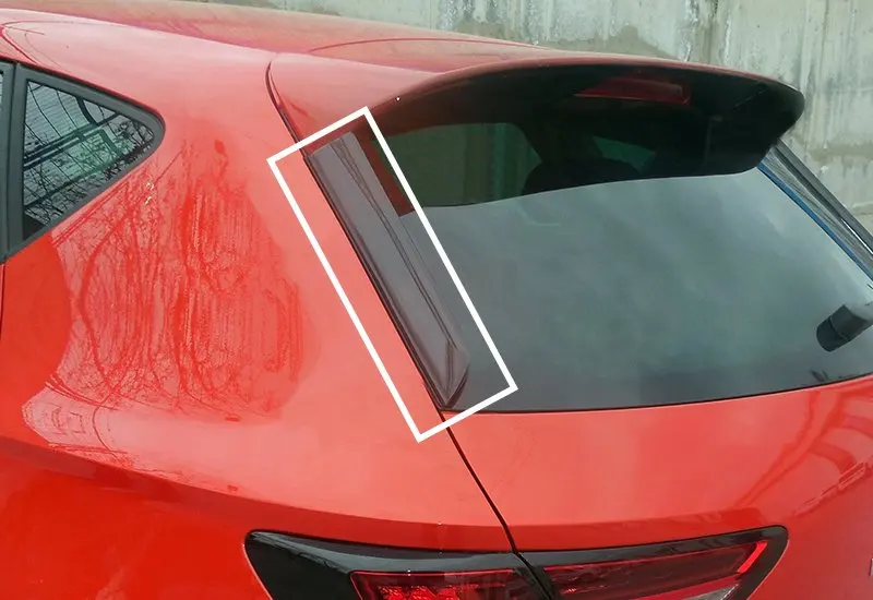 Seat Leon оконная декоративная планка для спойлер задний 2012-2020 Mk3/3 5 АБС-пластик