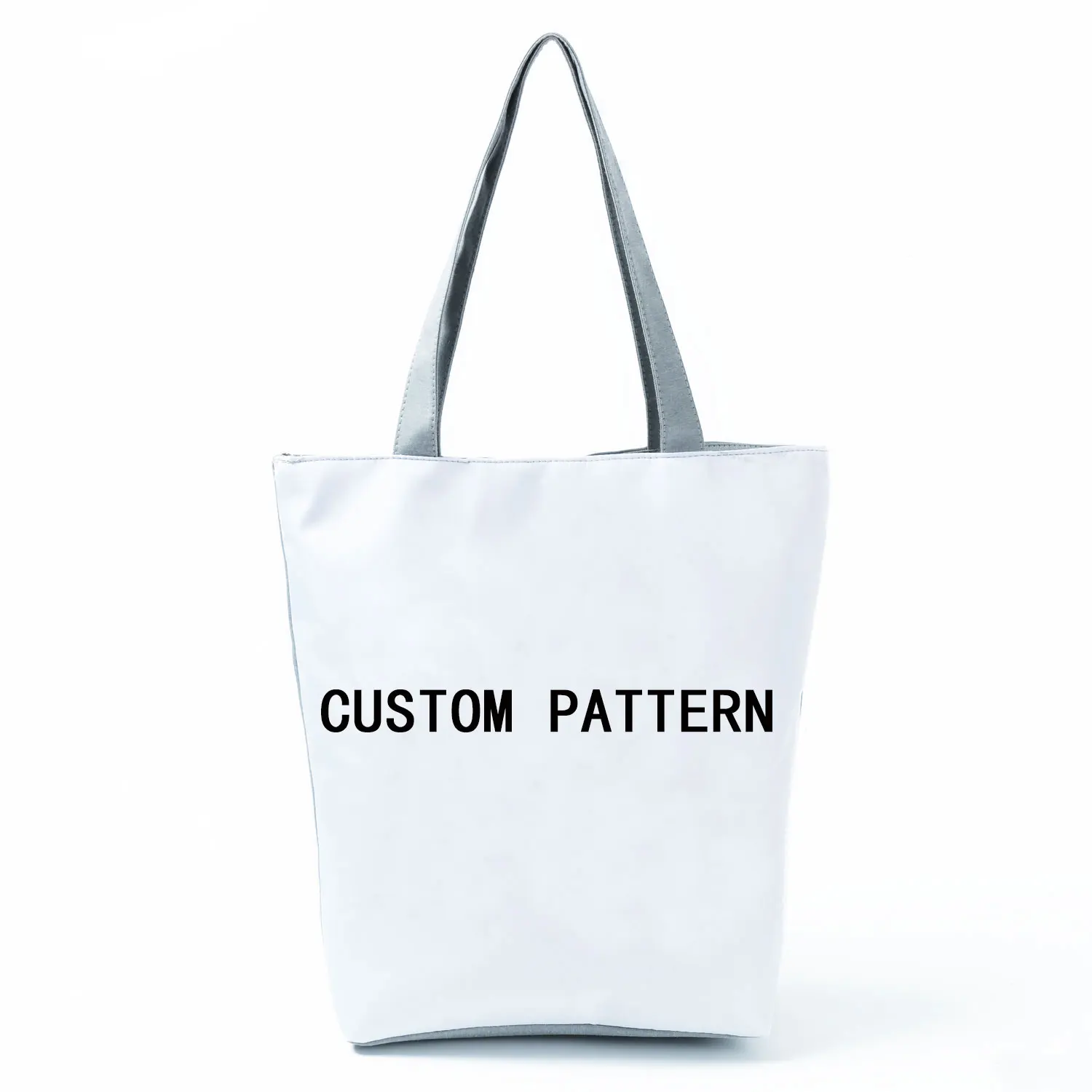 Nurse Needle Tubing Pattern Printed Customized Eco Shopper Polyester Totes Bags Women's Handbag Reusable Grocery Bag Pretty Gift