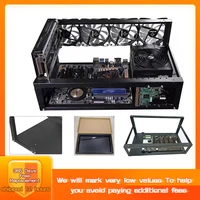 mining frame rig case supports 6 8 gpus for atx eth bitcoin mining power supply mining rig graphics cards holder computer rack