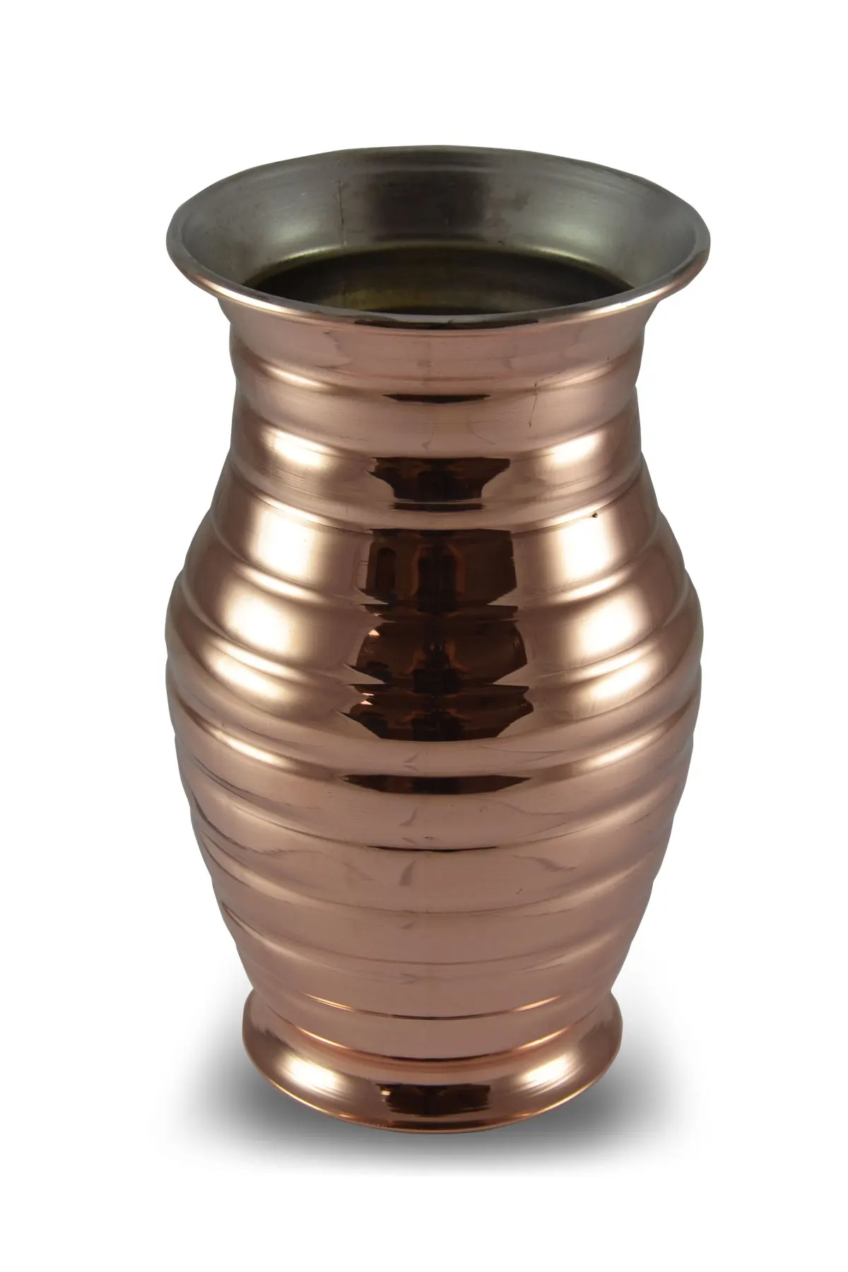 

Traditional, Local, Historic Handmade Plain Copper Vase