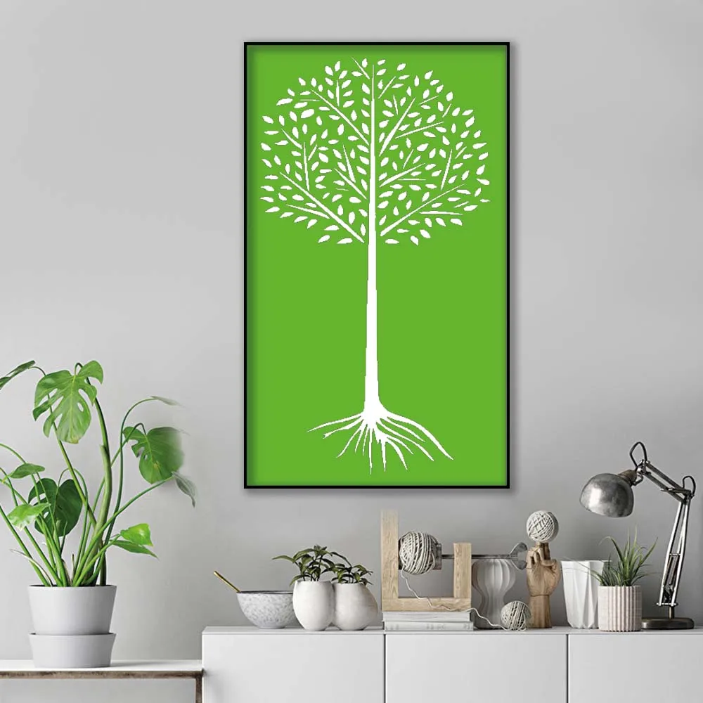 

Tree Of Life, Home Wall Art,Tree Figures Gift,Personalized Gifts,Housewarming Gift ,Christmas Gifts , Green And White