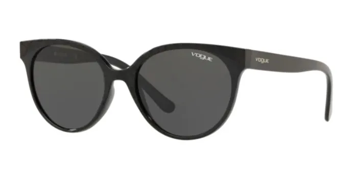 Vogue 5246 S W44 87 53 Sunglasses, Woman Sunglasses, Black Frame, Smoked Lens, High Quality Vision, %100 UV