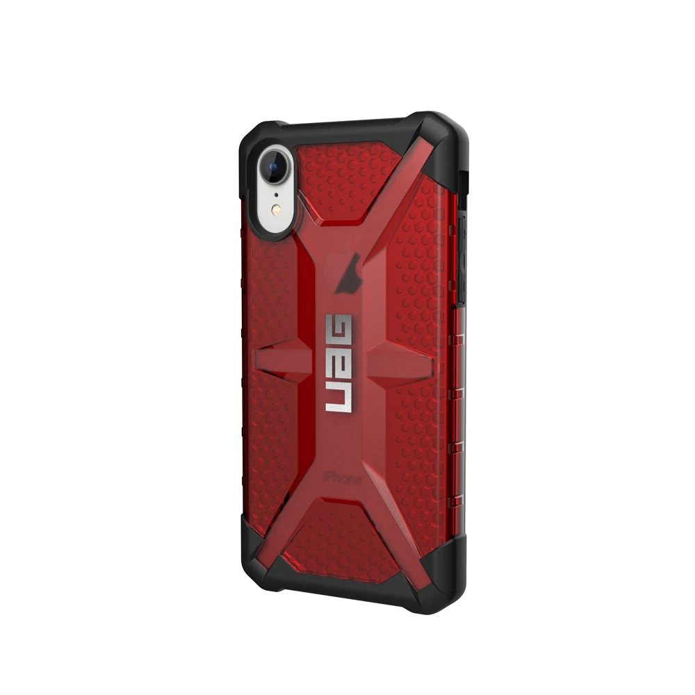 Case for iPhone XR UAG Plasma color red transparent protective shockproof cover shock resistant | Мобильные телефоны и