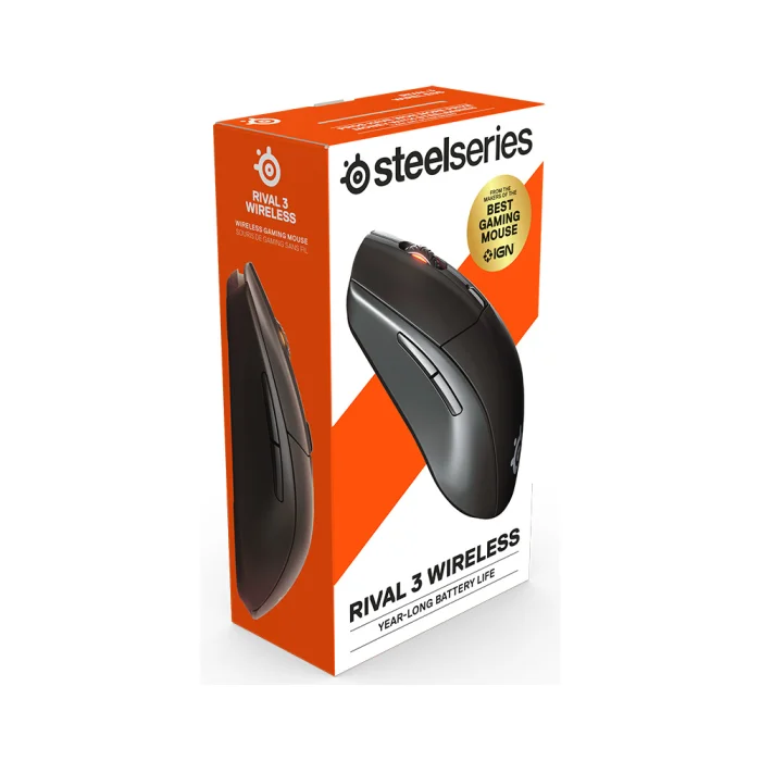Беспроводная мышь SteelSeries Rival 3 Wireless черный | Компьютеры и офис