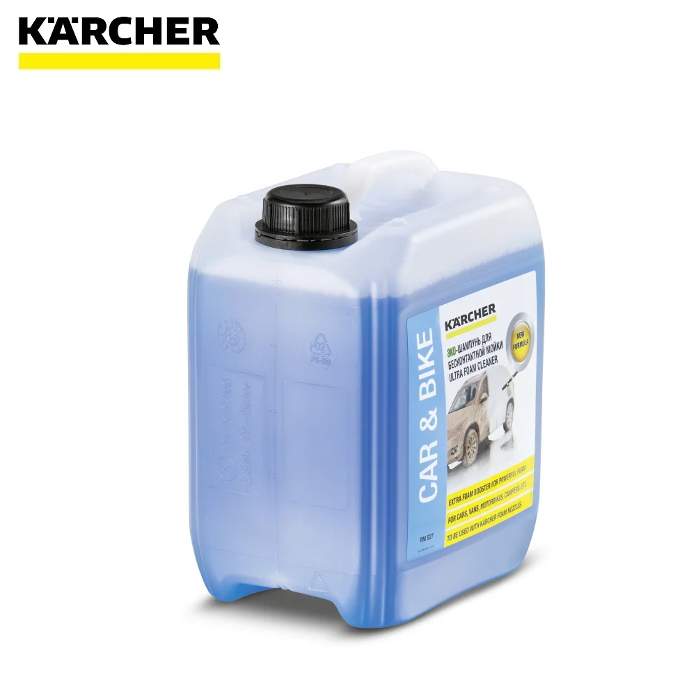 Шампунь Керхер для бесконтактной мойки. Средство Karcher Ultra Foam Cleaner, 1л. Автошампунь, шампунь для авто, RM 562 Karcher 500мл. 6.295-072.0 Karcher.