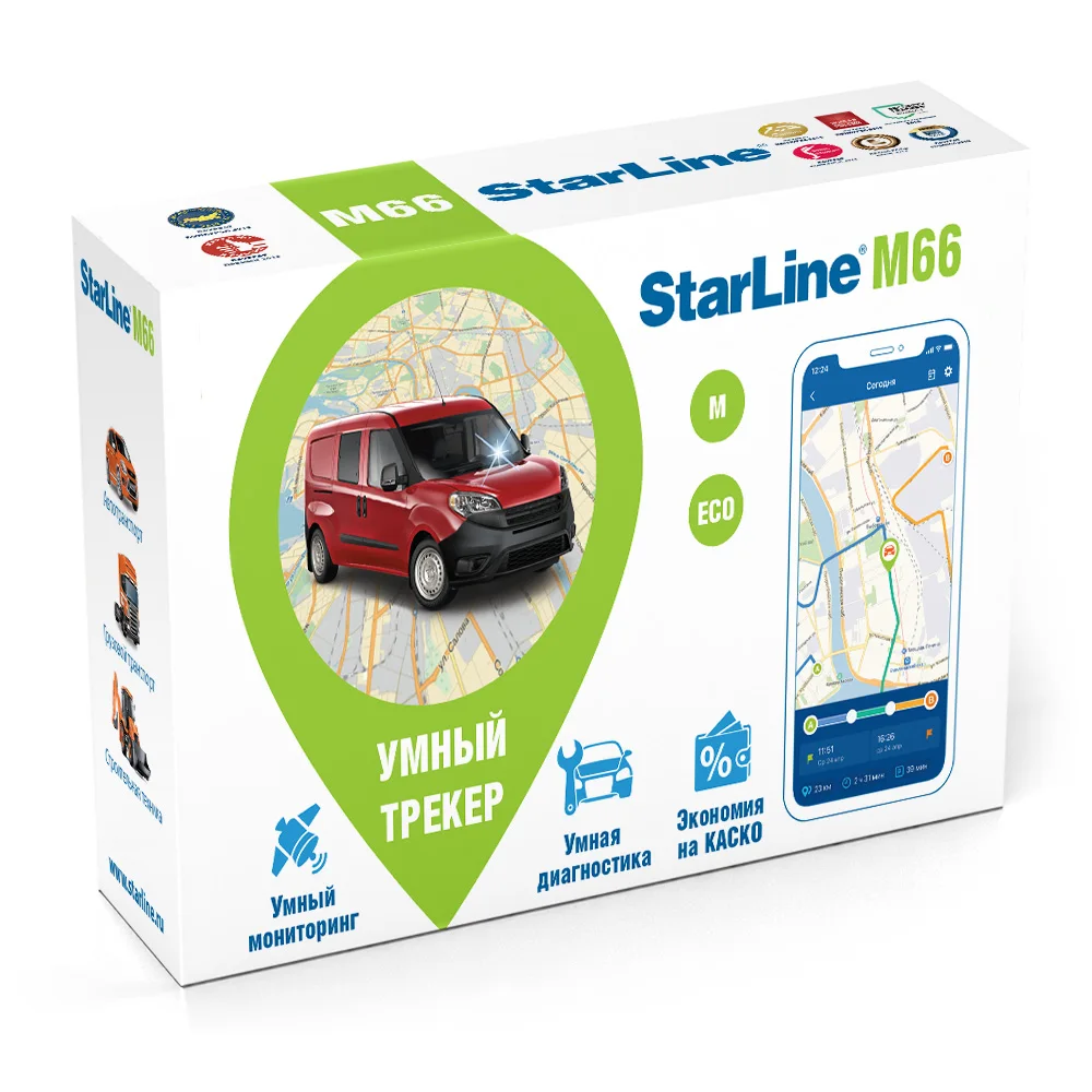 Трекер StarLine M66 M ECO|GPS для транспорта| |