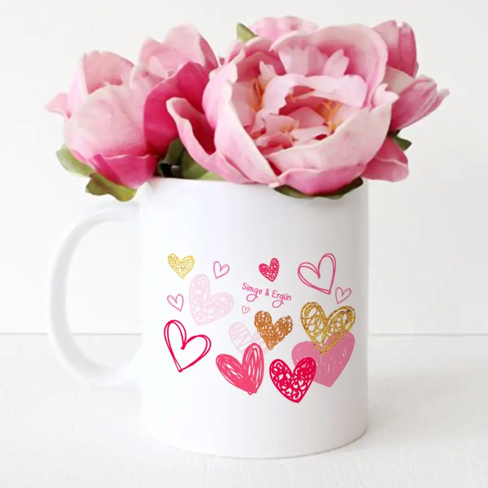 

Personalized White Mug Cup (Valentine's Day Temalı-54)