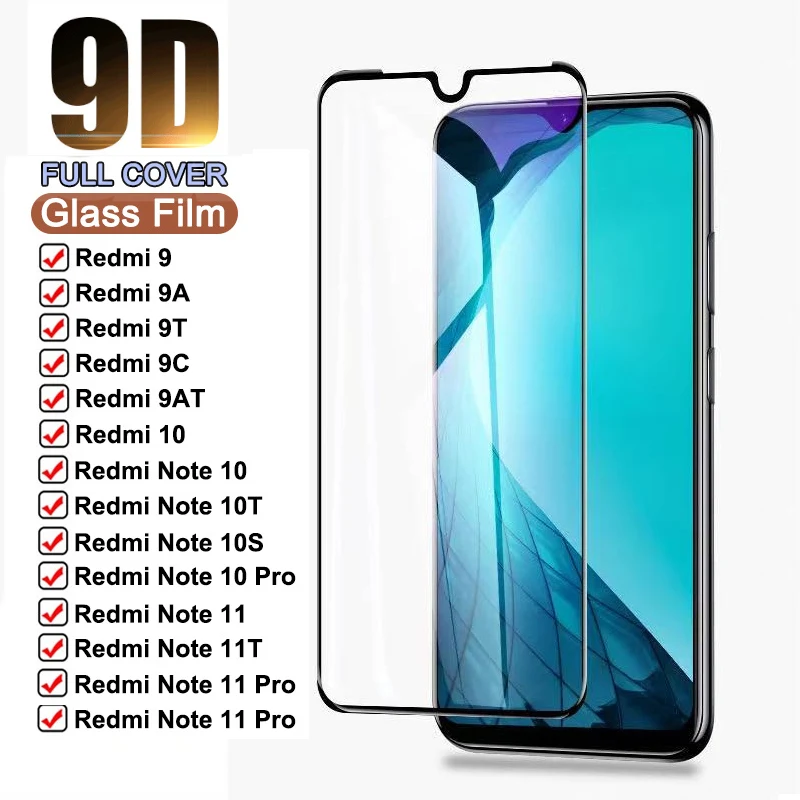 

Protective Glass Redmi Note 9 Pro Glass for Xiaomi Redmi Note 10 Pro Max on 11 plus K50 8T 9S 8 8A 10 5g 9A 9T 10t 9i 9AT 9C 10s