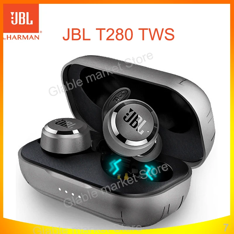 

JBL TUNE T280 TWS Wireless Earphone T280TWS Sports Earbuds Deep Bass Waterproof Headset Bluetooth-compatible Headphones With Mic