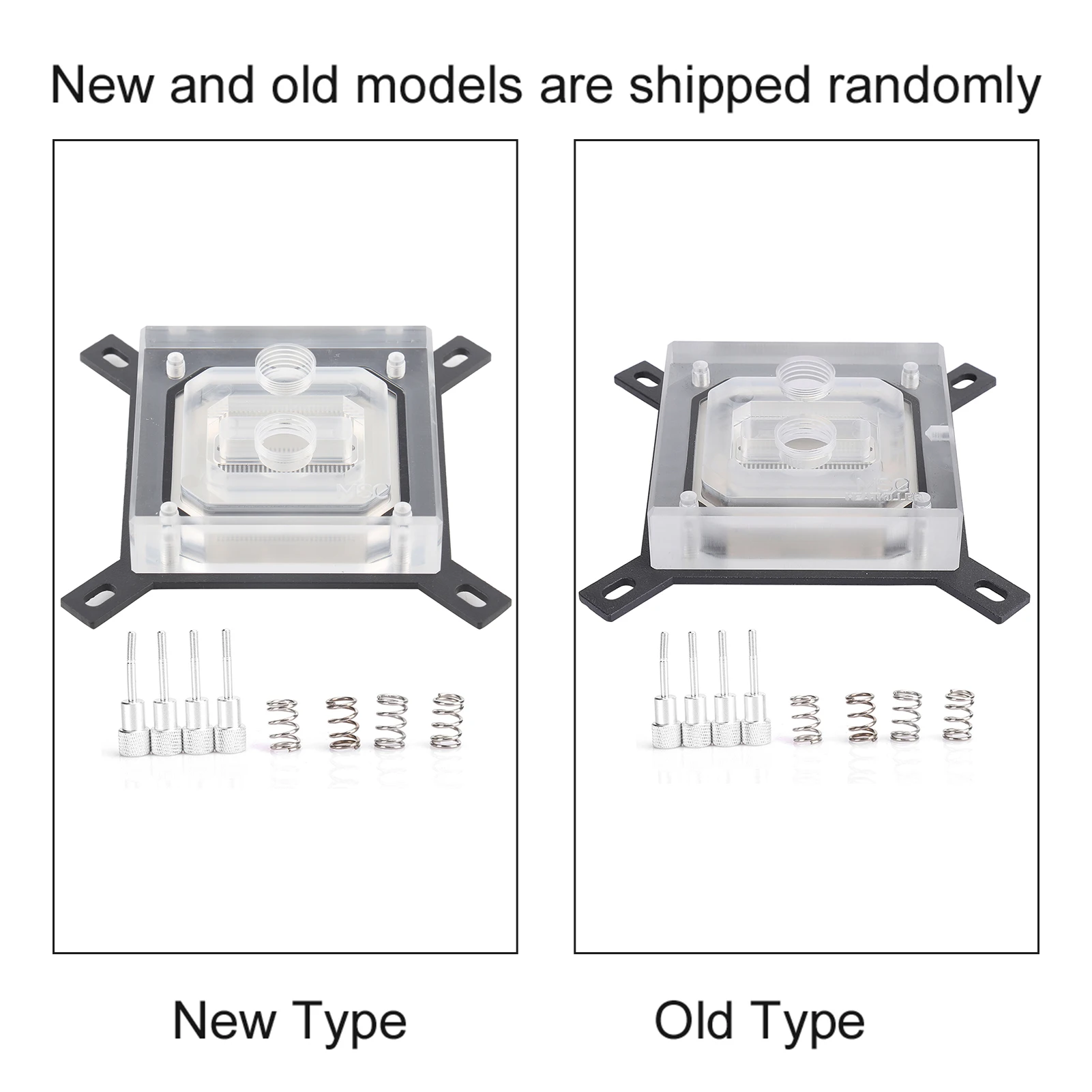 Блок водяного охлаждения ЦП жидкостный блок акриловая панель с 0 5 мм микро водной