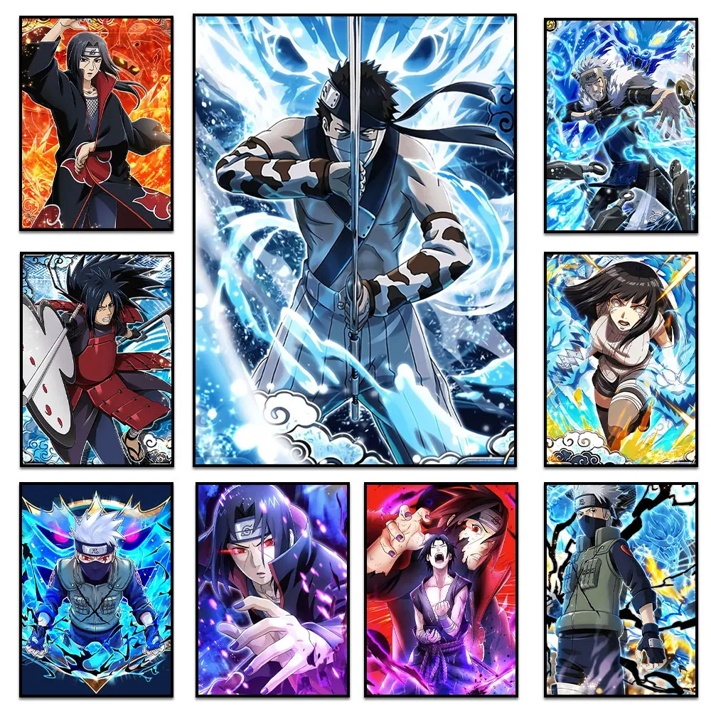 Японское аниме Наруто Настенная декоративная картина для дома Itachi Uchiha Картина на