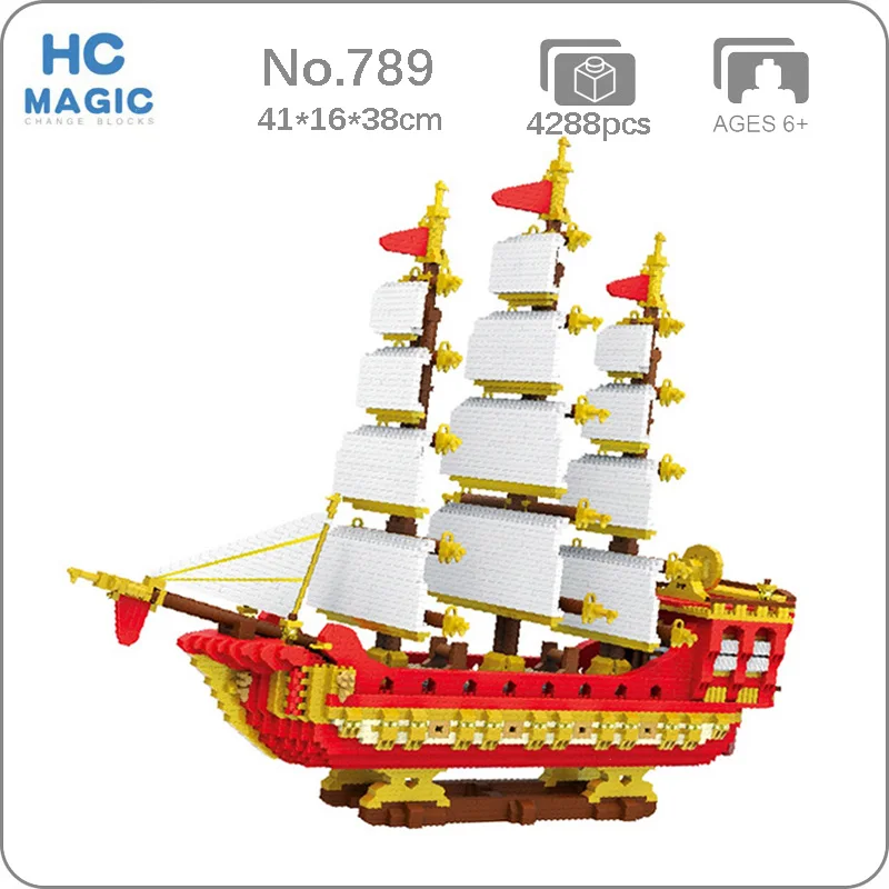 Китай древняя парусная лодка пиратский корабль Морская Лодка 3D сделай сам