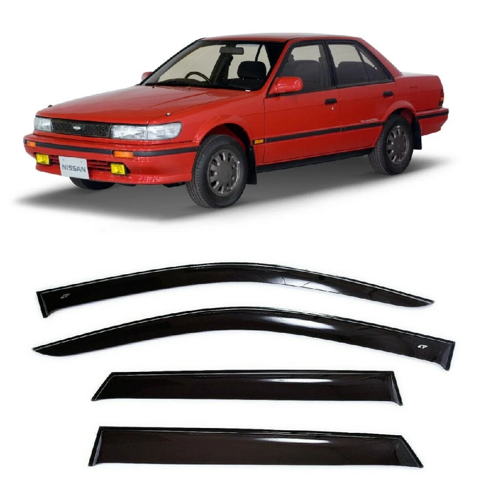 Дефлекторы окон Cobra Tuning N15887 на авто Nissan Bluebird U12 Sd Sedan 1987 1991 4 шт./комп. ветровики от