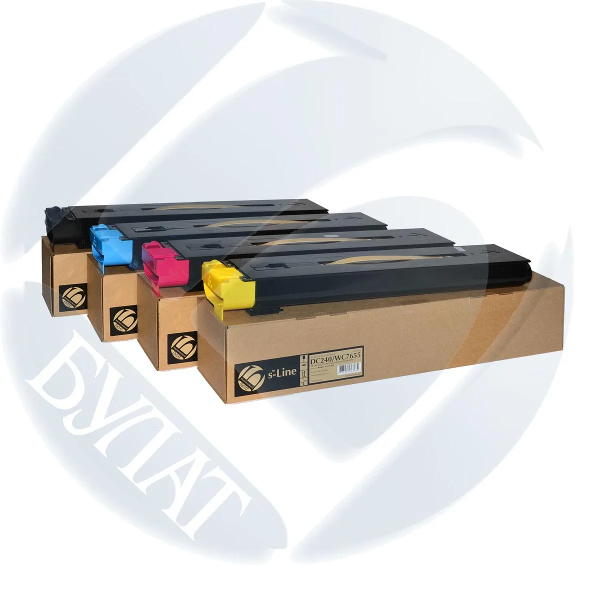 Тонер-картридж Xerox DocuColor 240 WorkCentre 7655 006R01450 (34k) желтый БУЛАТ s-Line EARXWC7655040 DC 242 250 252 WC 7665