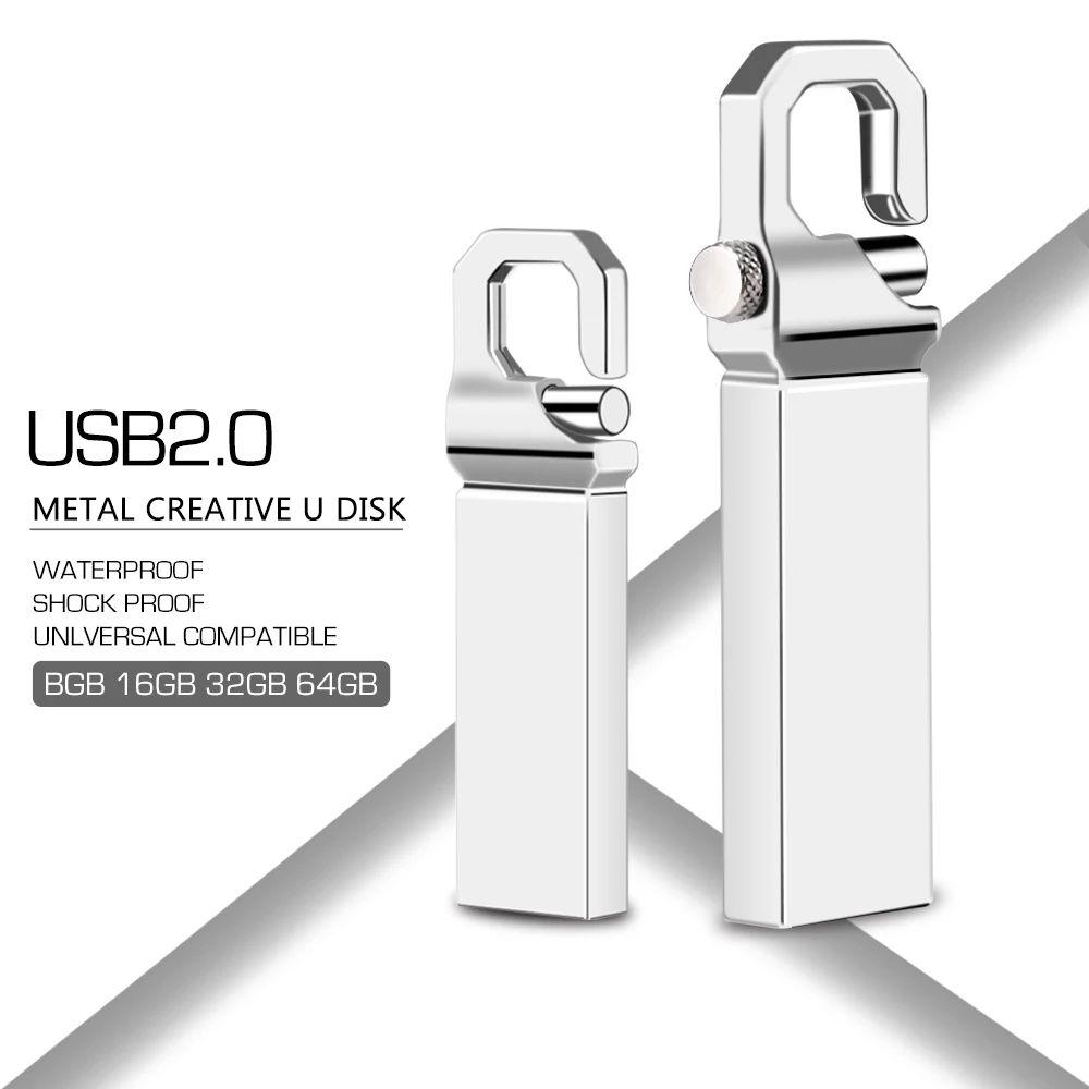 

High Speed Cle Usb Flash Drives 128GB 64GB Metal Pendrive 32GB Pen drive 16GB 8GB 4GB Memoria Usb Flash Disk Stick Custom LOGO