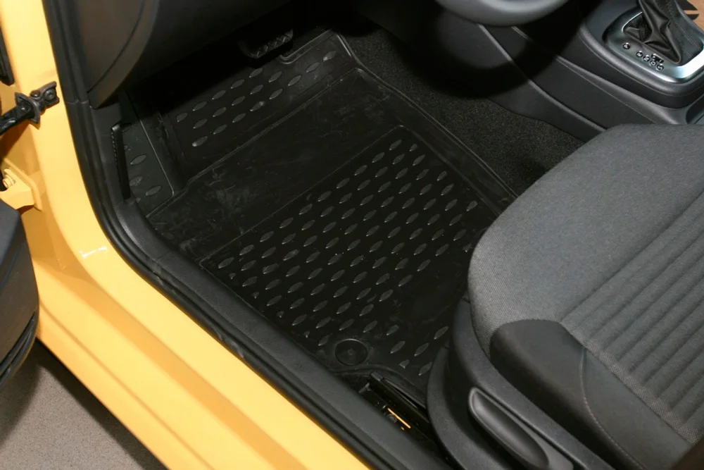 Напольные коврики для Volkswagen Polo V 12/2009- hatchback защита салона автомобиля от грязи