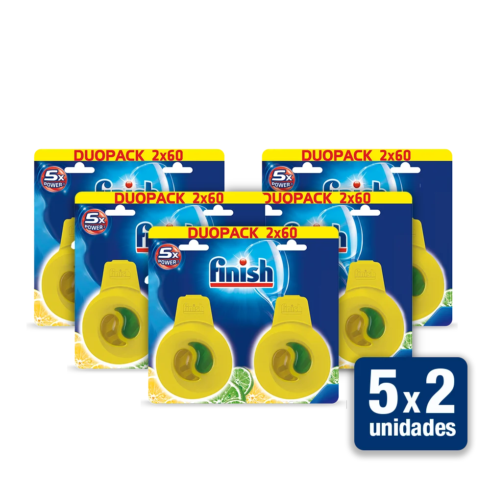 Finish Deo для посудомоечной машины: 5x Finish Duplo Deo Lemon-посудомоечная машина-удаляет неприятные запахи