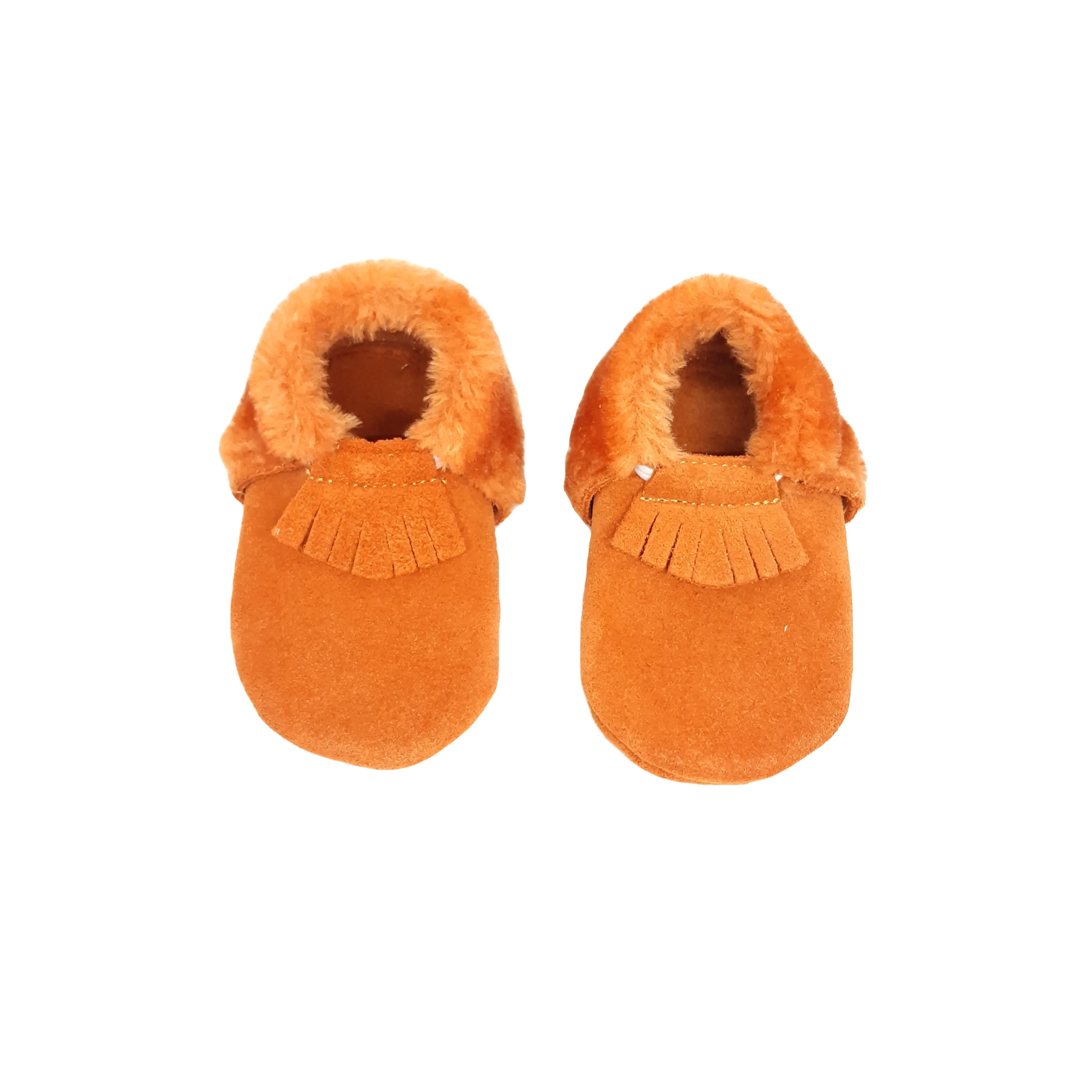 

2020 PU Suede Leather Newborn Baby Moccasins Shoes Soft Soled Non-slip Crib First