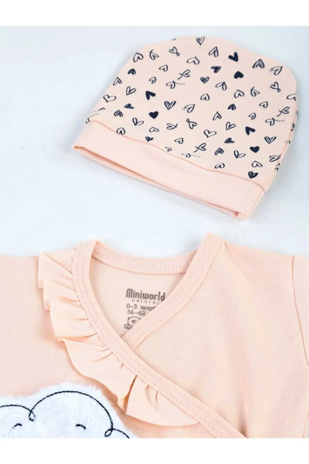 

Baby Girl Newborn 10 Piece Set Suit Powder Color Cotton Babies Hospital Outlet Clothing Infants Daily Comfortable Use Models