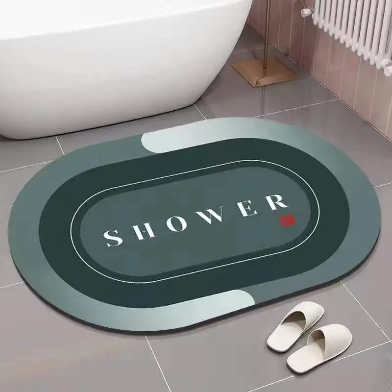 

Bend At Will Good Flexibility Fashion Comfortable Foot Good Softness Insulation Moisture-Proof Bathroom Mat